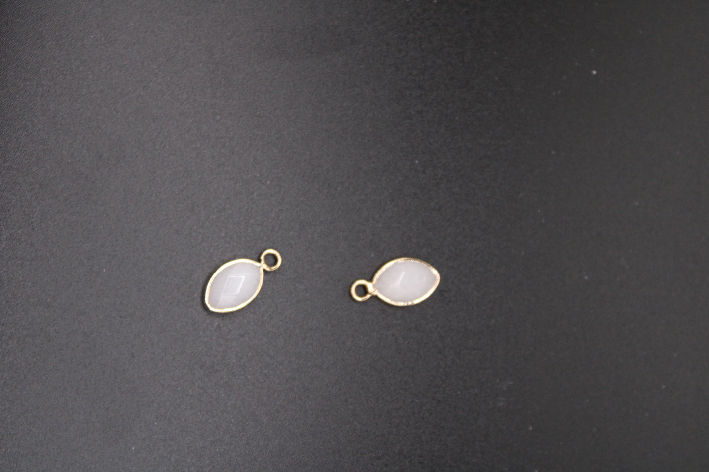 Natural Gemstone Teardrop -White Quartz