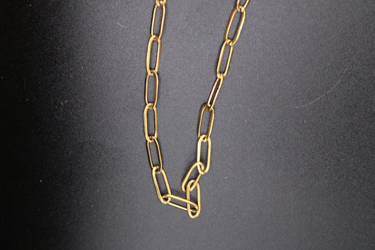 18k Gold Plated Large Link Chain