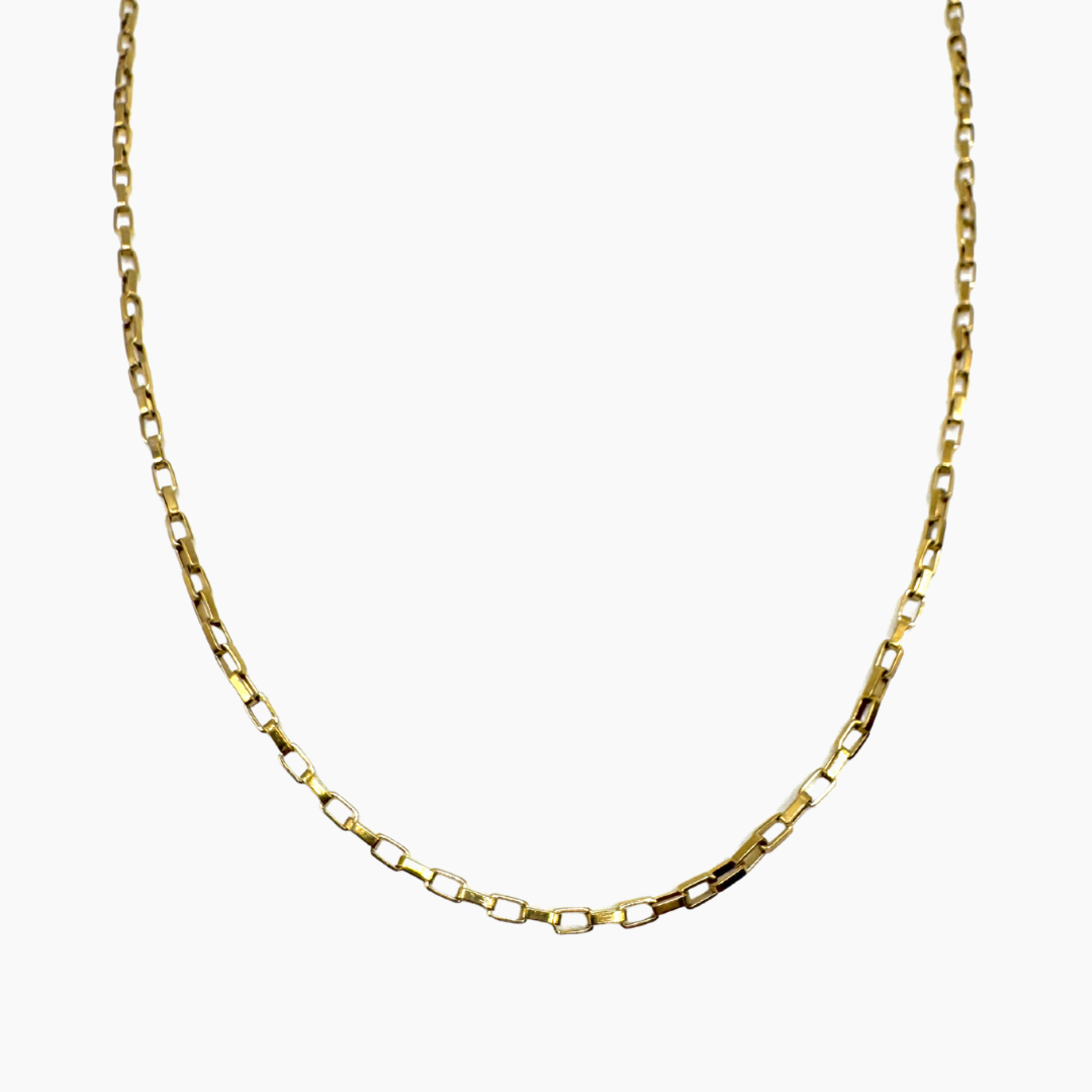 Modern Block Link Necklace