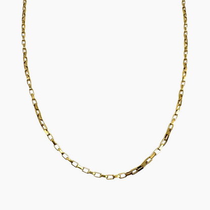 Modern Block Link Necklace