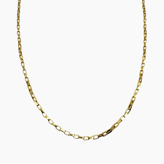 Modern Block Link Necklace