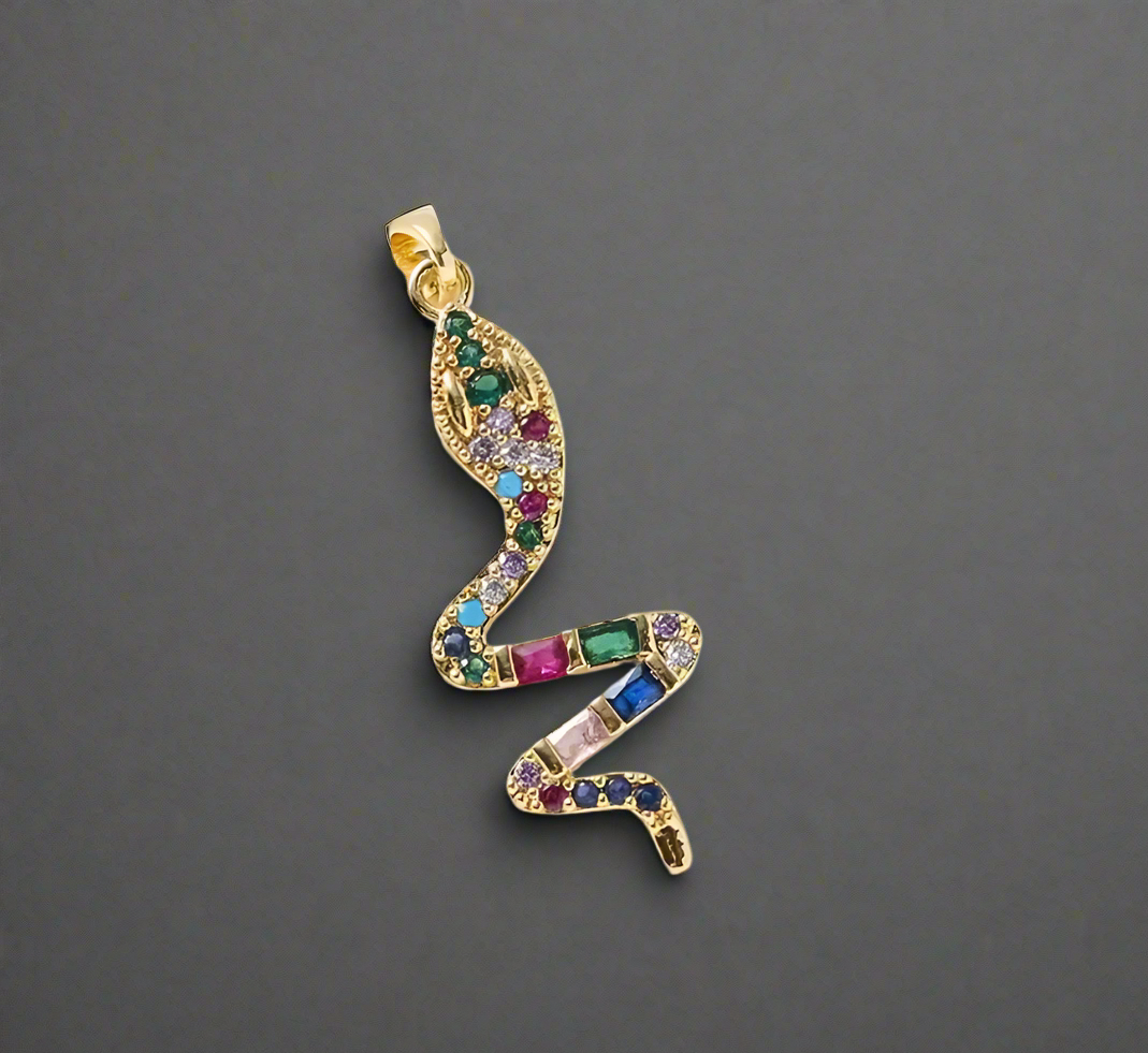 Golden Snake Charm