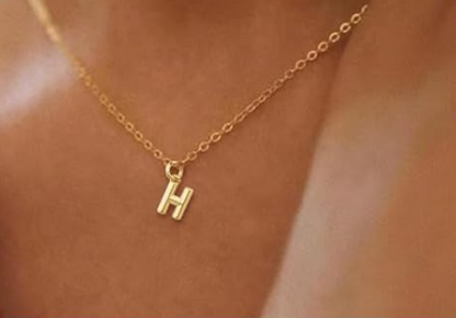 Decorative 18k Gold-Filled Initial Charms